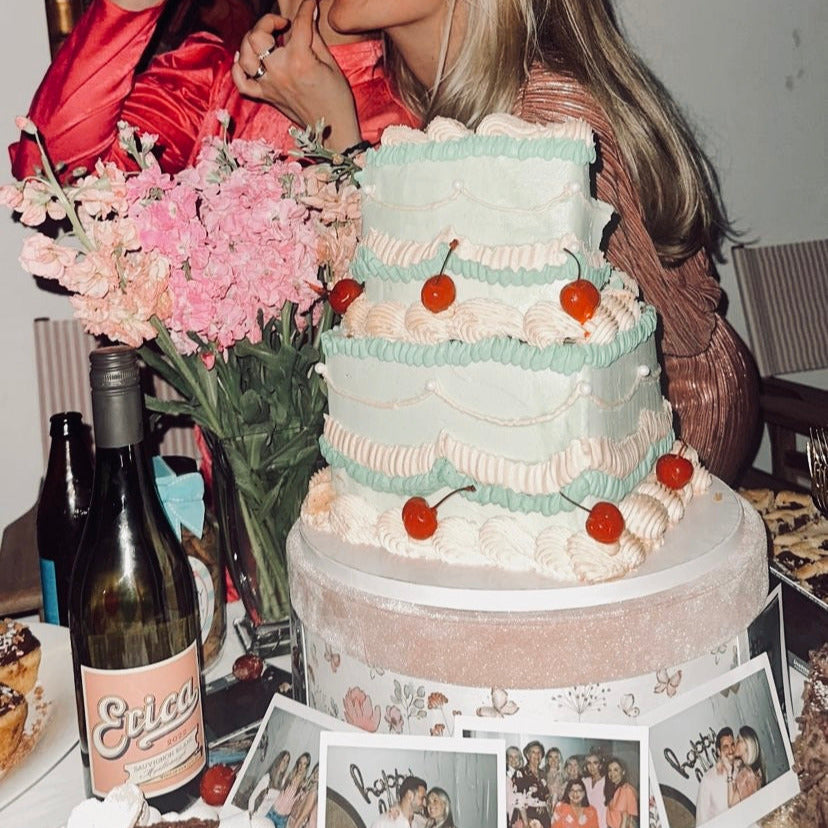 Vintage Heart Cake