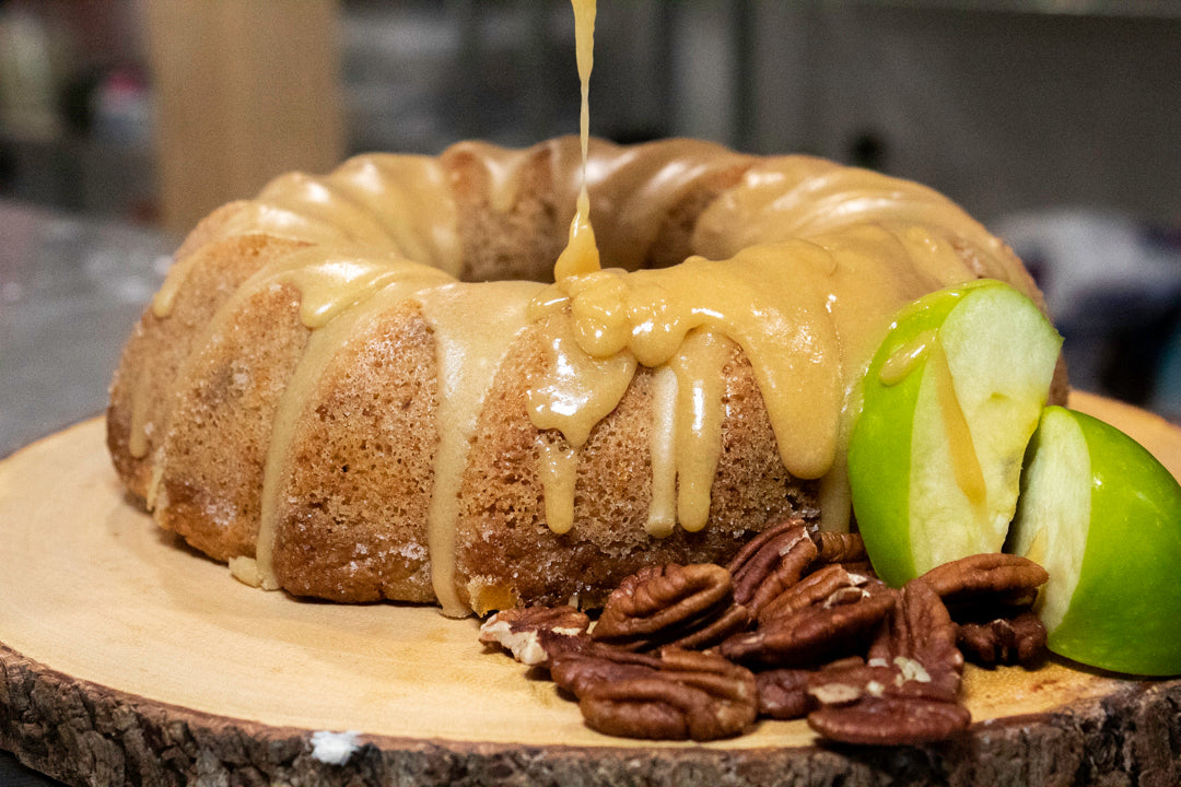 Nutty Apple cake