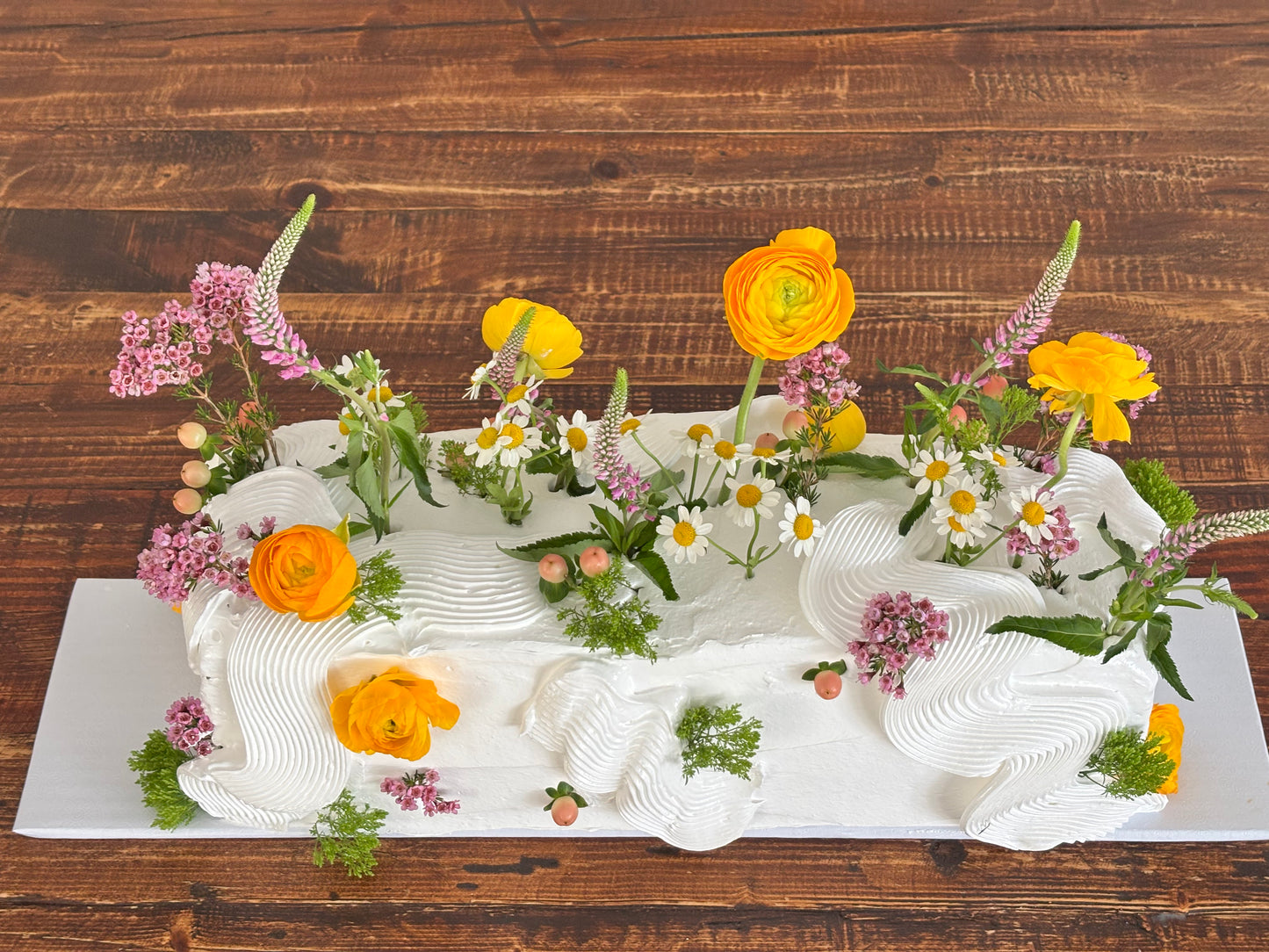 Long Rectangular  Cake
