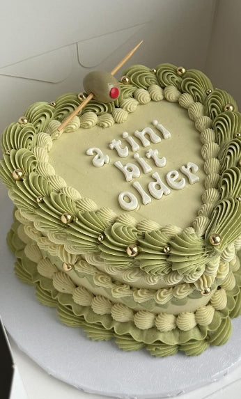 Vintage Heart Cake