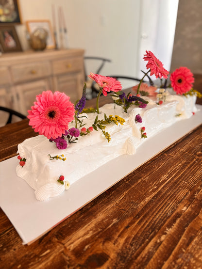 Long Rectangular  Cake