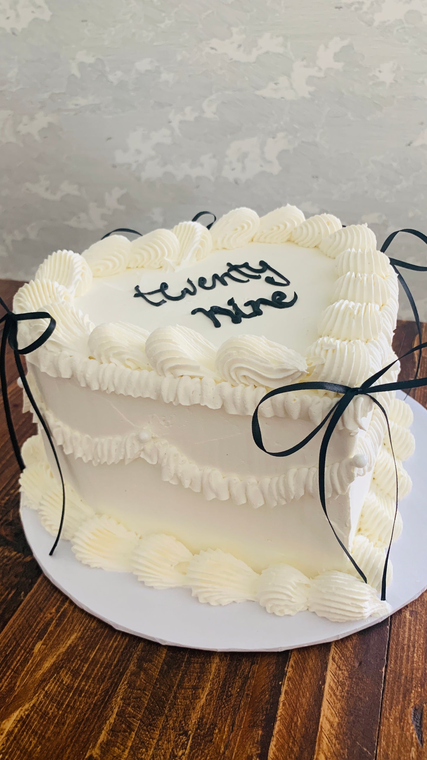 Vintage Heart Cake