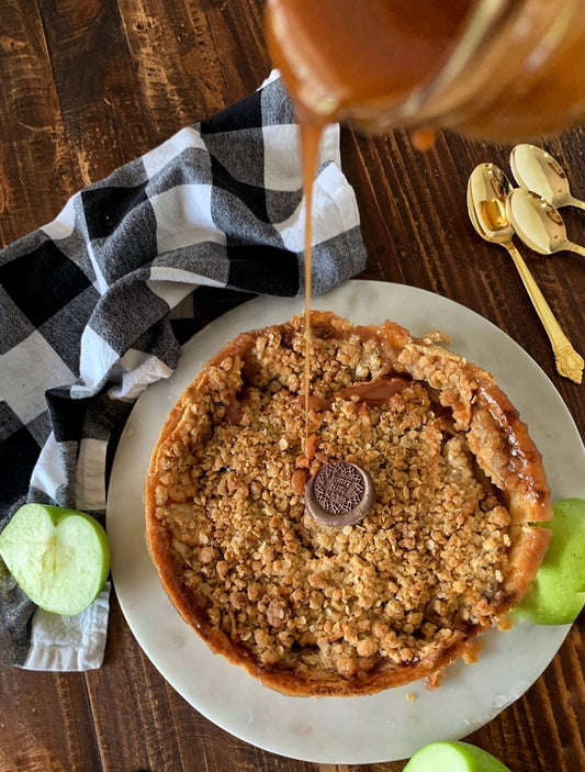 Apple Pie with Caramel sauce